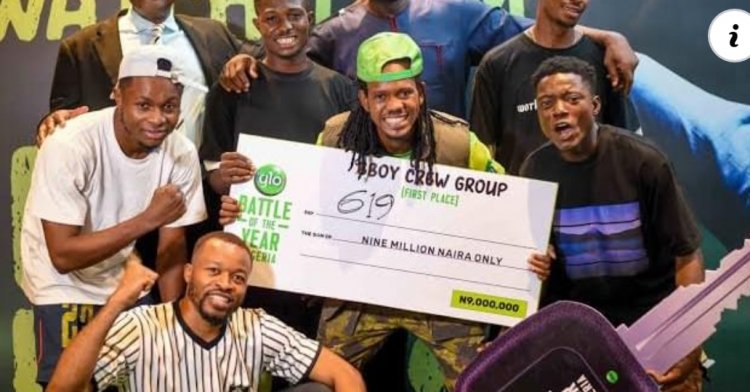 Mega Millions taken home by dancers at the Glo Dance Final.
