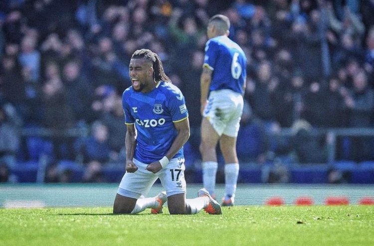 Everton's survival battle is being led by Iwobi, who has received a lot of praise.