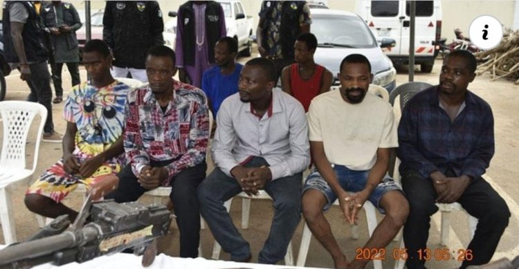 Following solid intelligence of a planned arms transfer from Jos, through Nasarawa, to the Eastern portion of the country, Badong Audu of Plateau State and Chimezie Okolie of Anambra State were arrested.