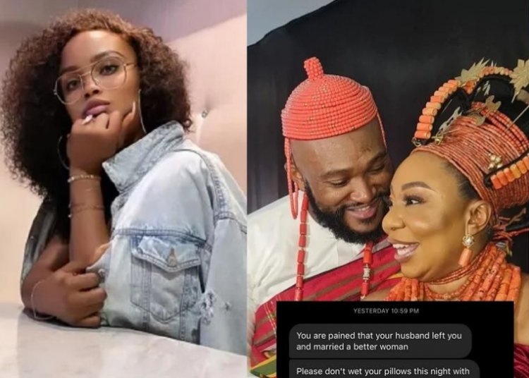 Media personality, Sally knocks those body-shaming Blossom's new wife, in her words....."It is better to marry an Ehinome than a woman who twerks on Instagram"
