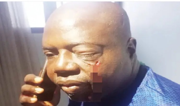 Hoodlums attack the head of the Oyo Sports Council over a N5 million bet loss.